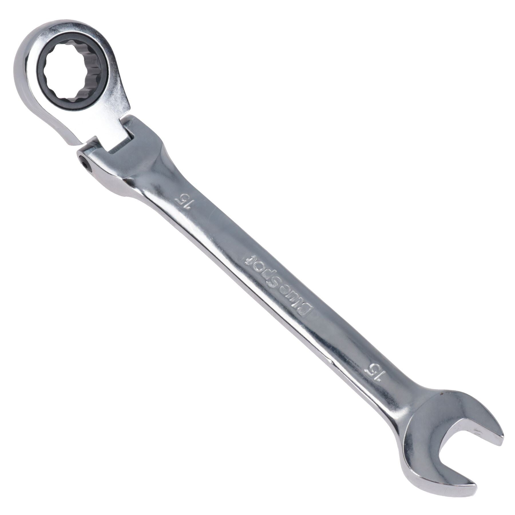 MM Metric Flexible Combination Ratchet Spanner Wrench Bi-Hex 12 Sided 72 Teeth