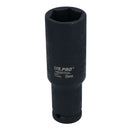 Extra Deep Long Metric MM Impact Socket 1/2" Drive 6 Sided Single Hex
