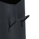 Coal Hod Scuttle Black Metal Bin Coal Carrier Fire Log Burner 56 x 25cm & Shovel