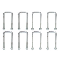 8 U Bolts 4 Base Plate For Ifor Williams Trailers Single Parabolic Leaf Springs