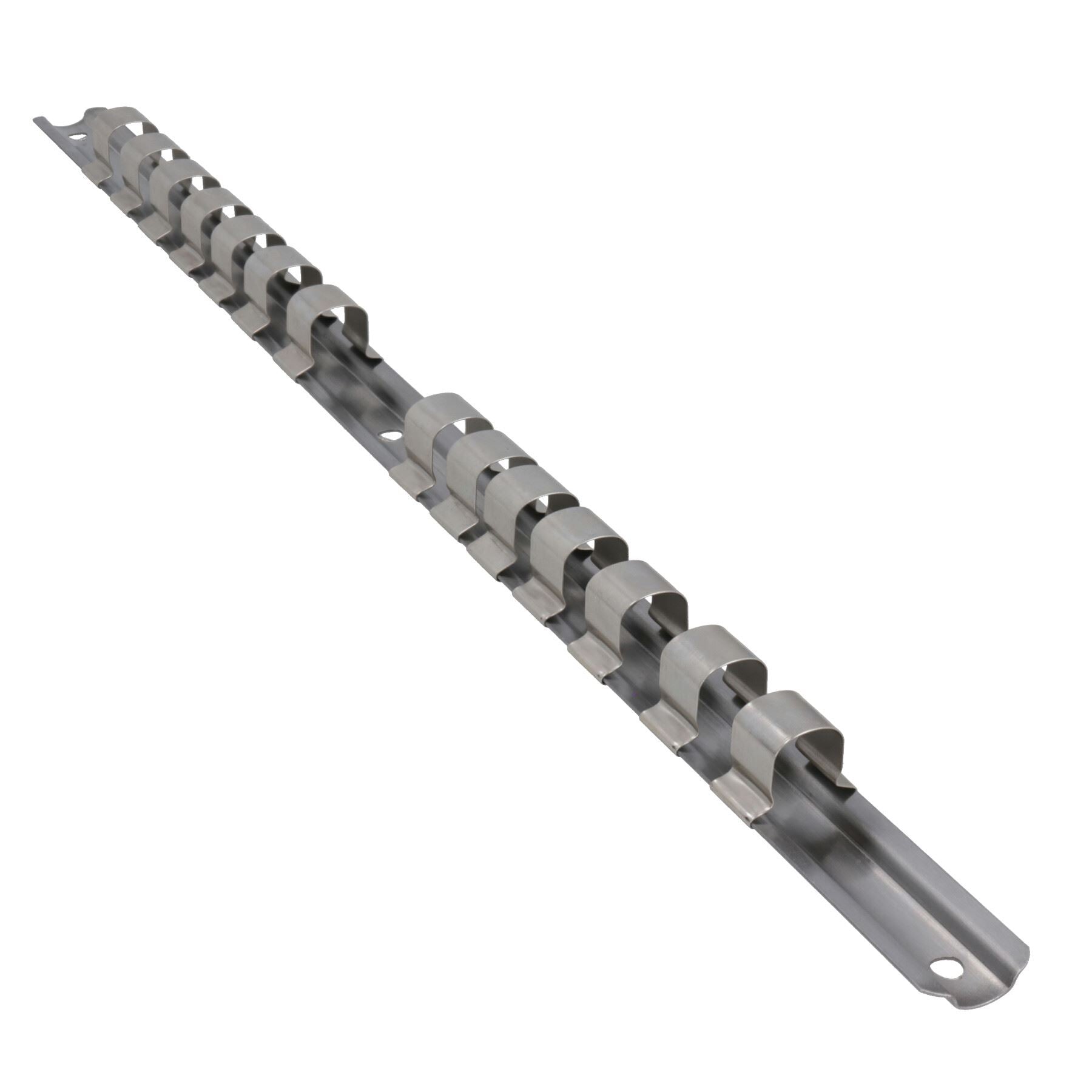 3pc Socket Rail Set 1/2" 3/8" 1/4" Storage Holder Grip Organiser TE063