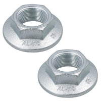 2 Alko Knott Axle Axles Trailer Brake Drum Hub Nut One Shot 24mm x 2.0mm M24