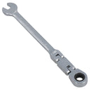 Metric Double Jointed Flexi Ratchet Combination Spanner Wrench 72 Teeth