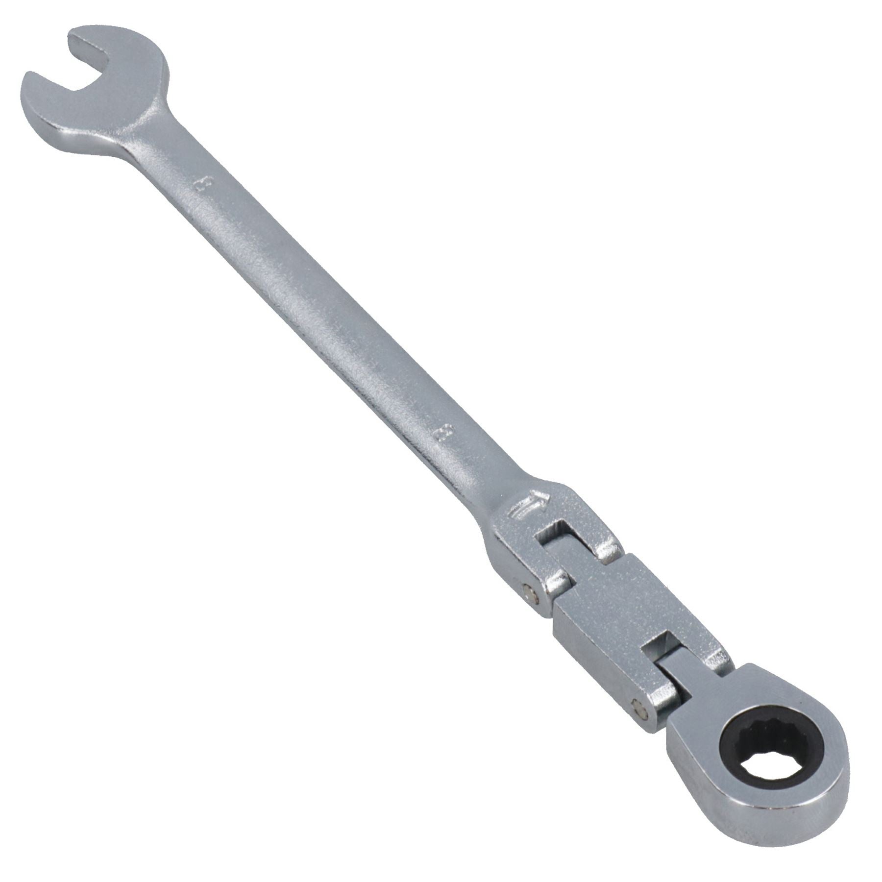 Metric Double Jointed Flexi Ratchet Combination Spanner Wrench 72 Teeth