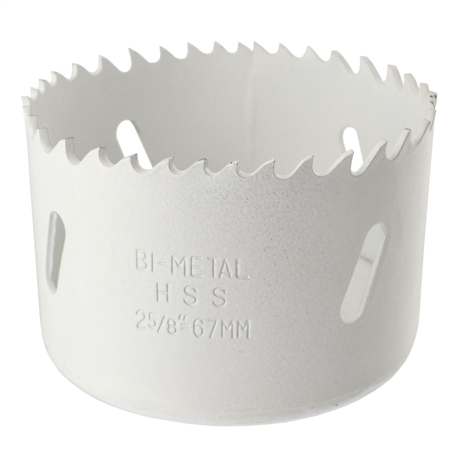 67mm HSS Hole Saw Bi-Metal Blade Cutter Drill Cuts Steel / Iron etc