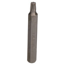 T20 – T60 Torx Star Male Bits With 10mm Shank 30mm or 75mm Length