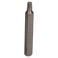 T20 – T60 Torx Star Male Bits With 10mm Shank 30mm or 75mm Length