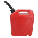 10L Plastic Fuel Jerry Can & Auto Spout Petrol Diesel Storage 10 Litre Made in Italy