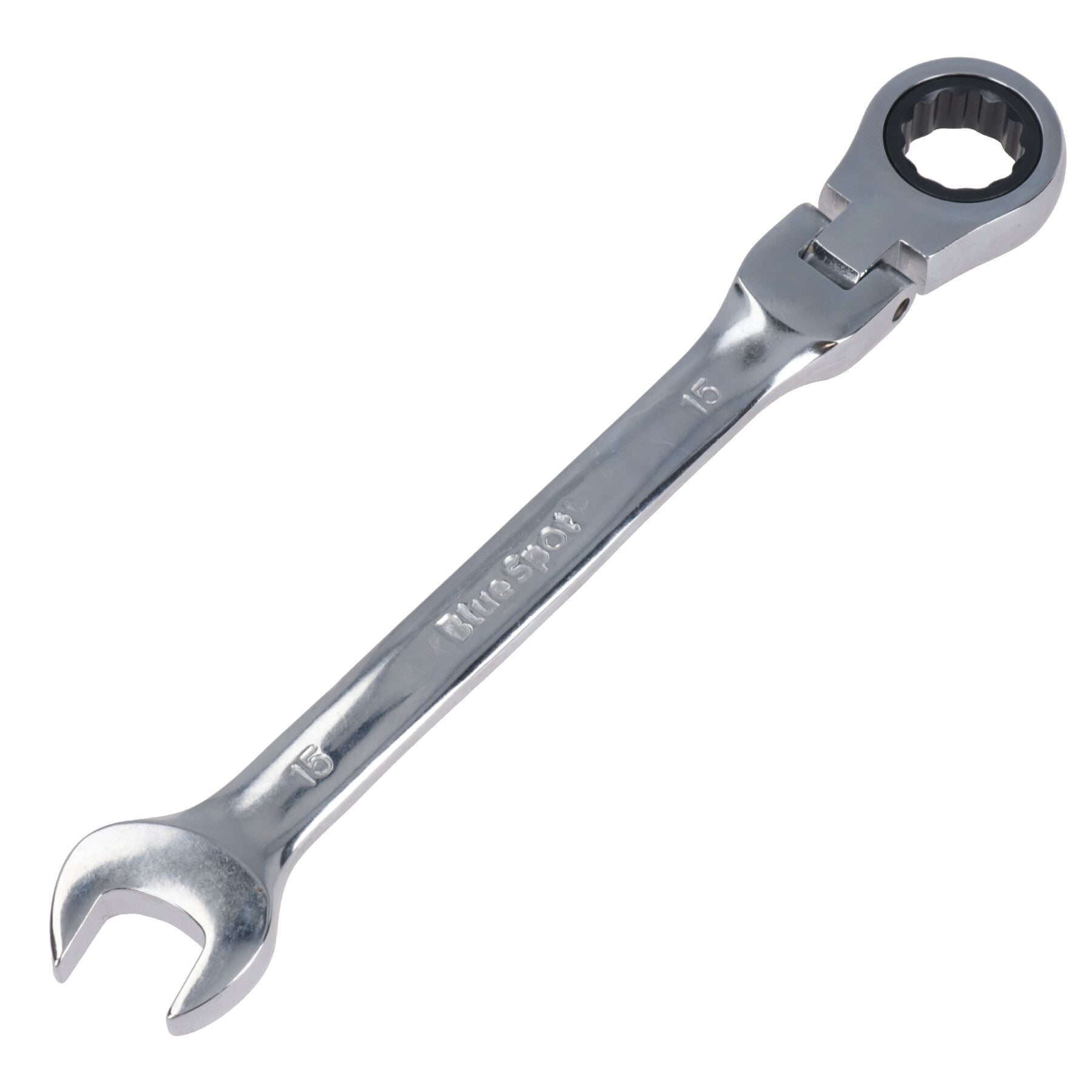 MM Metric Flexible Combination Ratchet Spanner Wrench Bi-Hex 12 Sided 72 Teeth