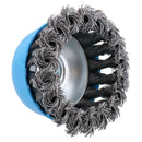 115mm Wire Cup Brush Wheel 3" for 4-1/2" Angle Grinder Twist Knot