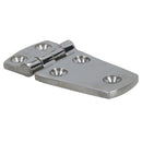 Polished Door Hinge Stainless Steel 76mm x 38mm 316 Long Marine Cabin Hatch