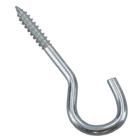 Screw Hook Fasteners Hangers Zinc Coated Finish 12mm Dia 45mm length