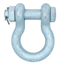 Galvanised Bow Shackle Safety Pin 1-1/8in (28mm) 9.50T to US Fed Spec