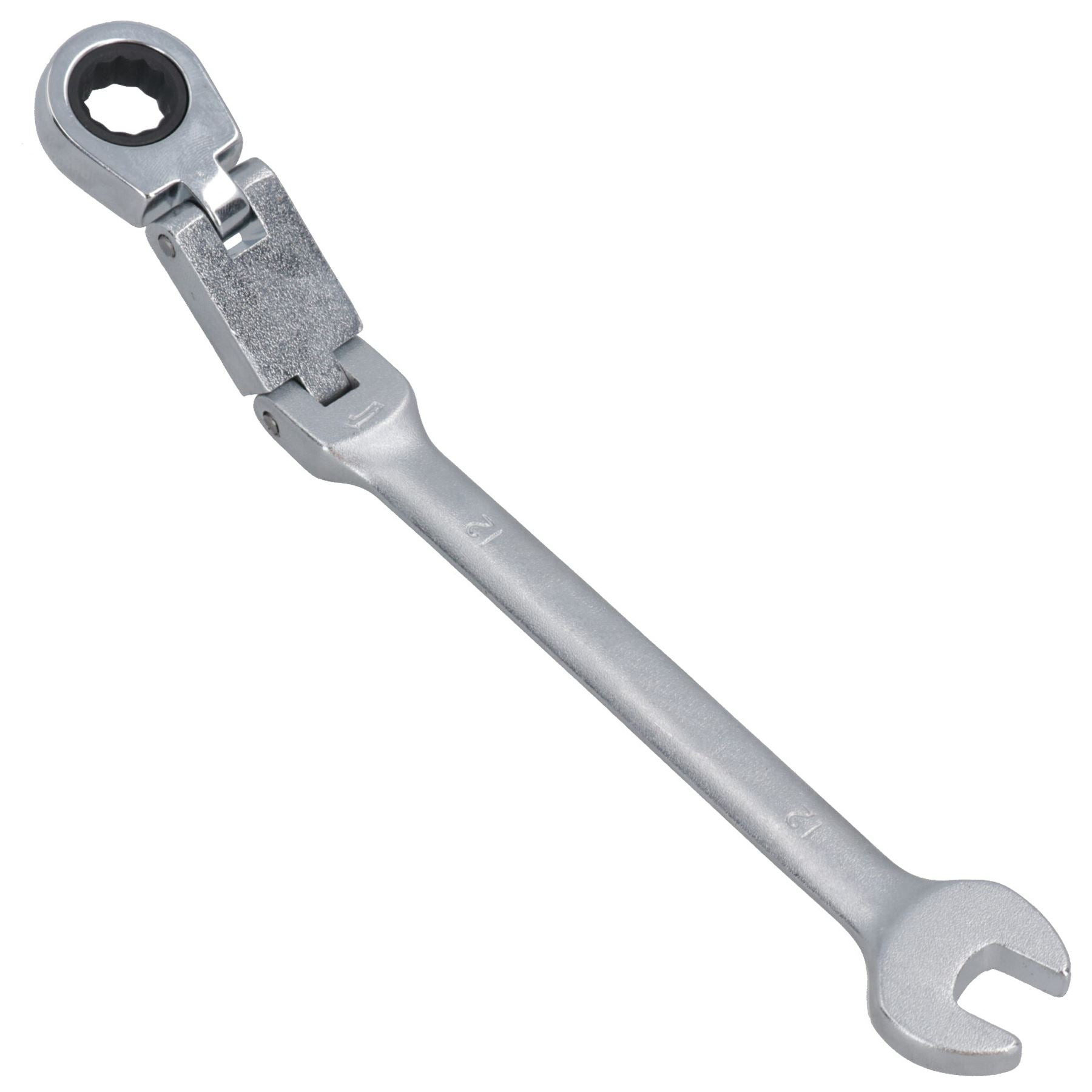 Metric Double Jointed Flexi Ratchet Combination Spanner Wrench 72 Teeth