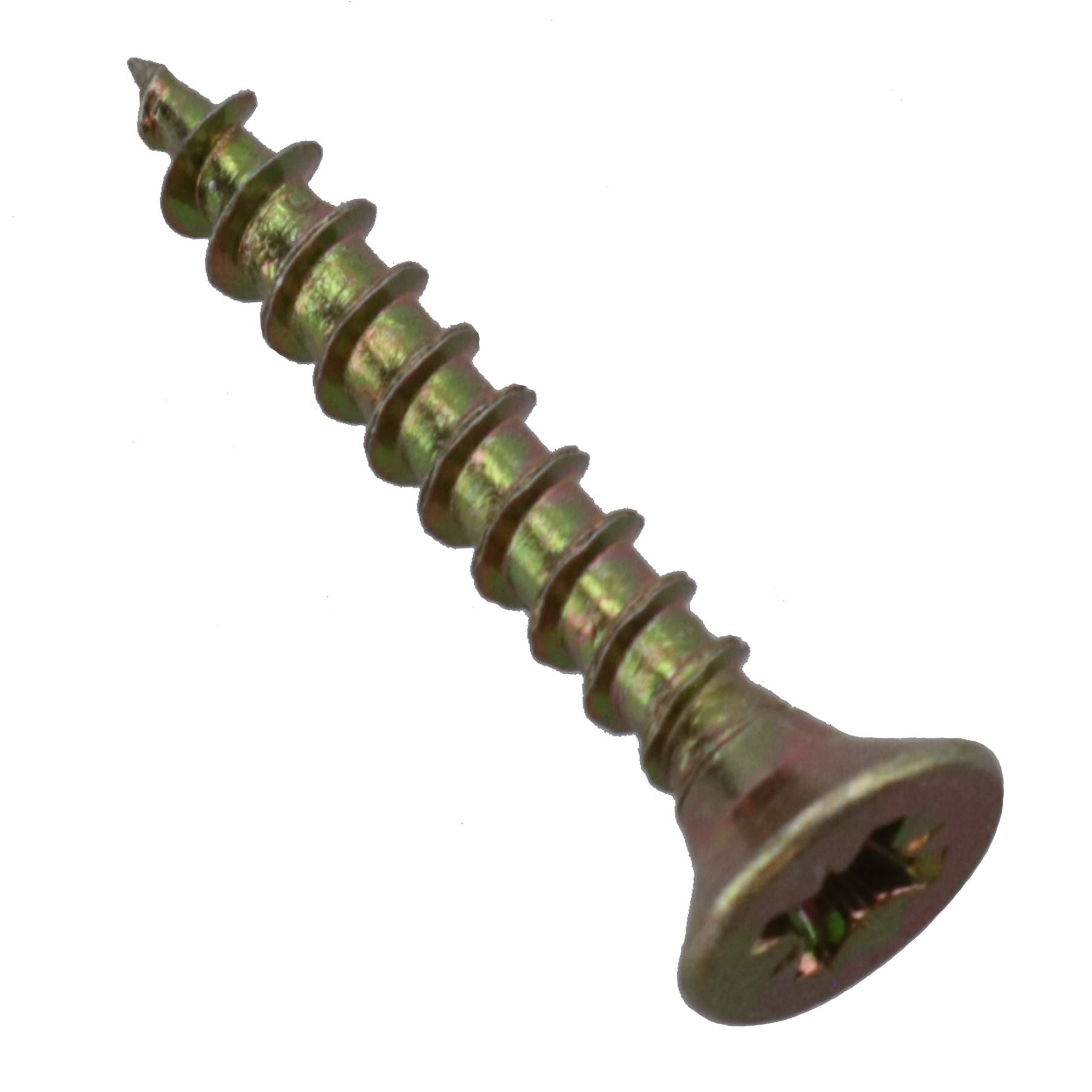 4mm x 25mm Countersunk Wood Chipboard Screw Fasteners PZ2 Drive