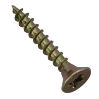4mm x 25mm Countersunk Wood Chipboard Screw Fasteners PZ2 Drive