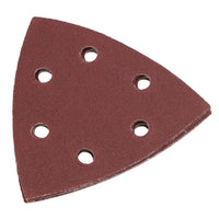 Hook Loop Delta Sanding Abrasive Discs Pads 93mm Triangle 120 Grit Fine 200pc