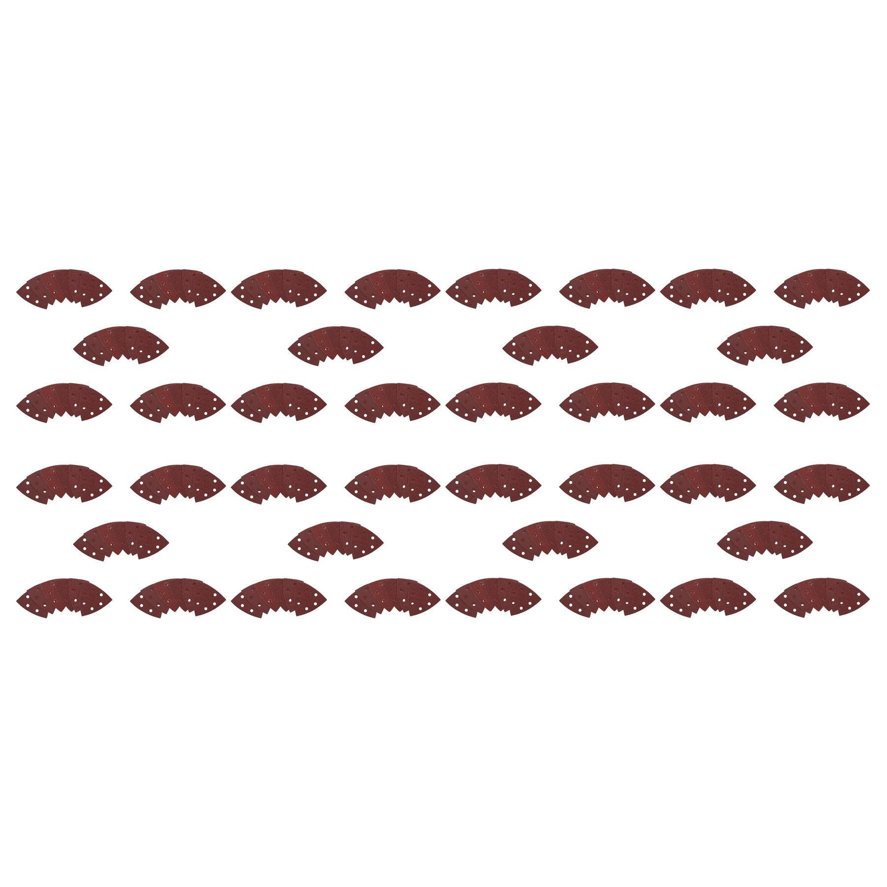 Hook And Loop Delta Sanding Pads Discs 93mm Triangular Mixed Grit 240 Pack