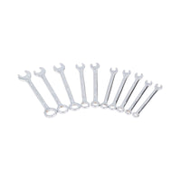 Metric 1/4in Drive Sockets 4 – 14mm + 10pc Spanners 4 – 11mm + 1/4in Ratchet