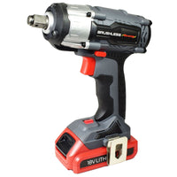18v 1/2" Drive Li-on Cordless Battery Impact Gun & 10 Deep MM Impact Sockets