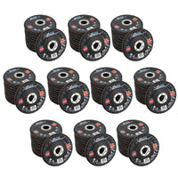60 Grit Medium Flap Disc Calcined Aluminium Sanding Wheels Discs Type 29 10pk