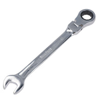 MM Metric Flexible Combination Ratchet Spanner Wrench Bi-Hex 12 Sided 72 Teeth