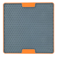 Orange Soother Tuff Slow Food Snack Treat Bowl Anti-Anxiety Mat for Dog Cat