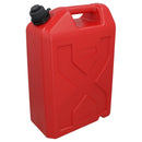 20L Plastic Fuel Jerry Can & Auto Spout Diesel Storage 20 Litre Made in Italy