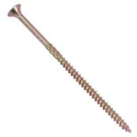 Countersunk Wood Screws 5.0 x 100mm Serrated Edge Prevent Splitting PZ2