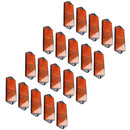 Orange Amber Large Rectangular Reflectors Driveway Gate Fence Post Trailers