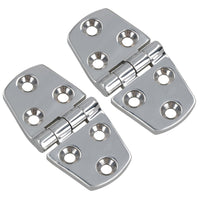 Polished Door Hinge Stainless Steel 76mm x 38mm 316 Marine Cabin Hatch