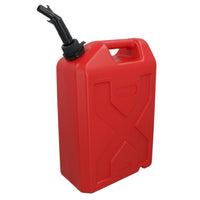 20L Plastic Fuel Jerry Can & Auto Spout Diesel Storage 20 Litre Made in Italy