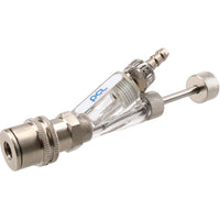 PCL & EURO Tyre Valve Core Stem Removal Retract Tool Clip On 6.35mm Hose Tail