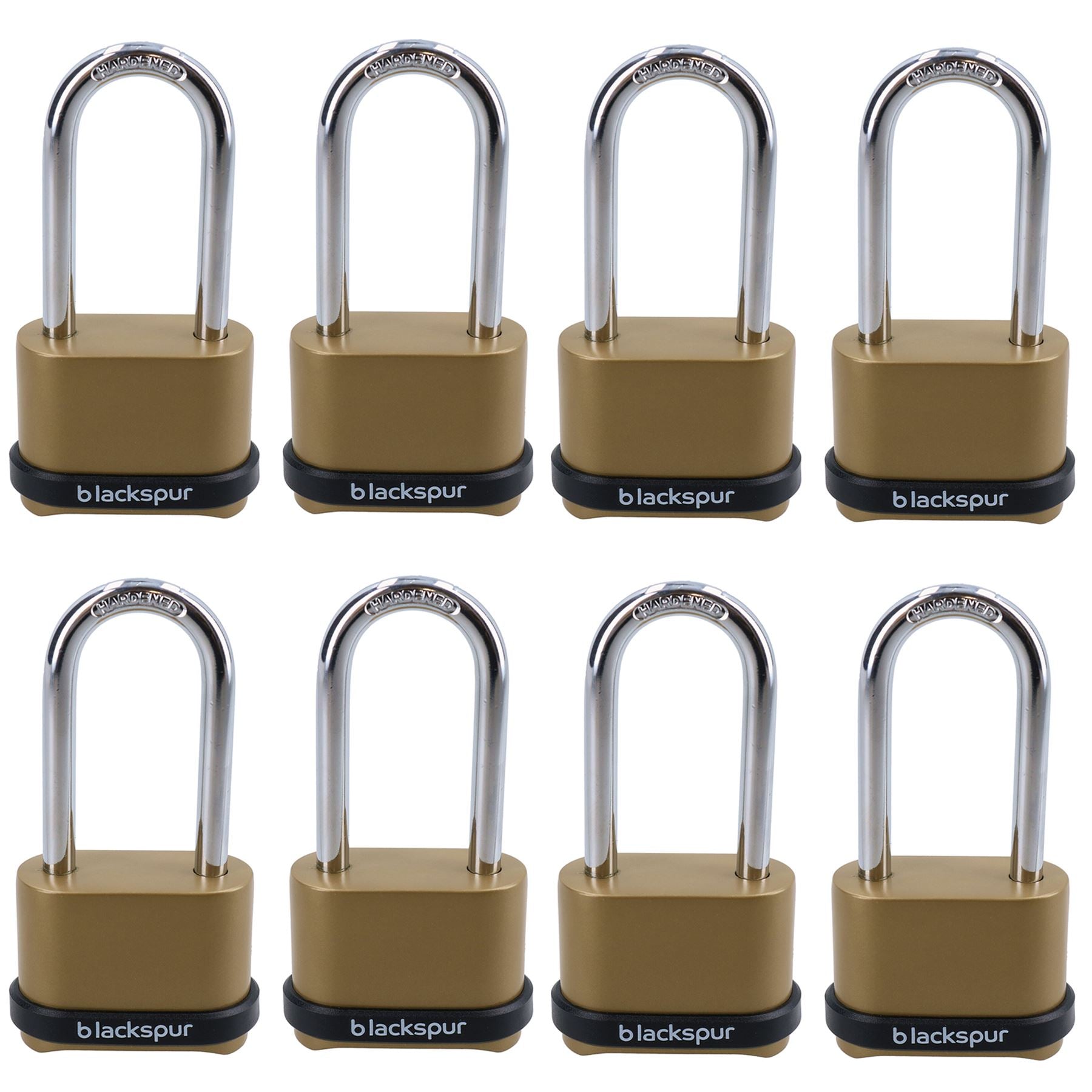 4 Digit Long Hardened Shackle Combination Padlock Security Lock Secure