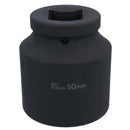 1" Drive Double Deep MM Impact Impacted Socket 6 Sided Single Hex