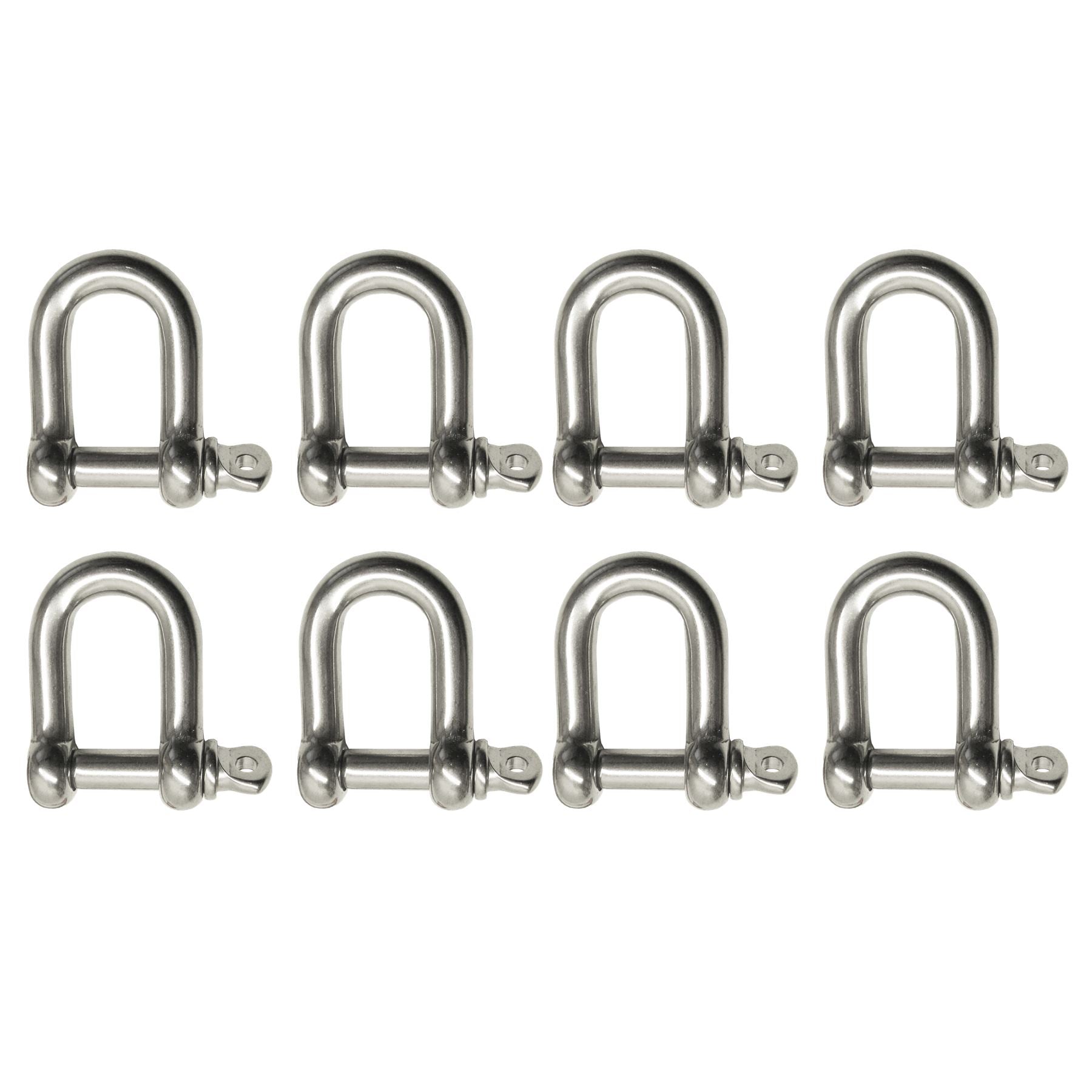 8mm / 10mm / 12mm Stainless Steel D Shackle Dee Link Marine Grade 316