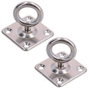 2 Pk Swivel Pad Eye Ring Tie Down Anchor Plate Marine Grade 316 Stainless Steel