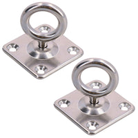 2 Pk Swivel Pad Eye Ring Tie Down Anchor Plate Marine Grade 316 Stainless Steel