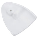 Air Vent Scoop Drain Cover Clamshell Shell Shaped White 56x50x12mm