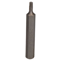 T20 – T60 Torx Star Male Bits With 10mm Shank 30mm or 75mm Length