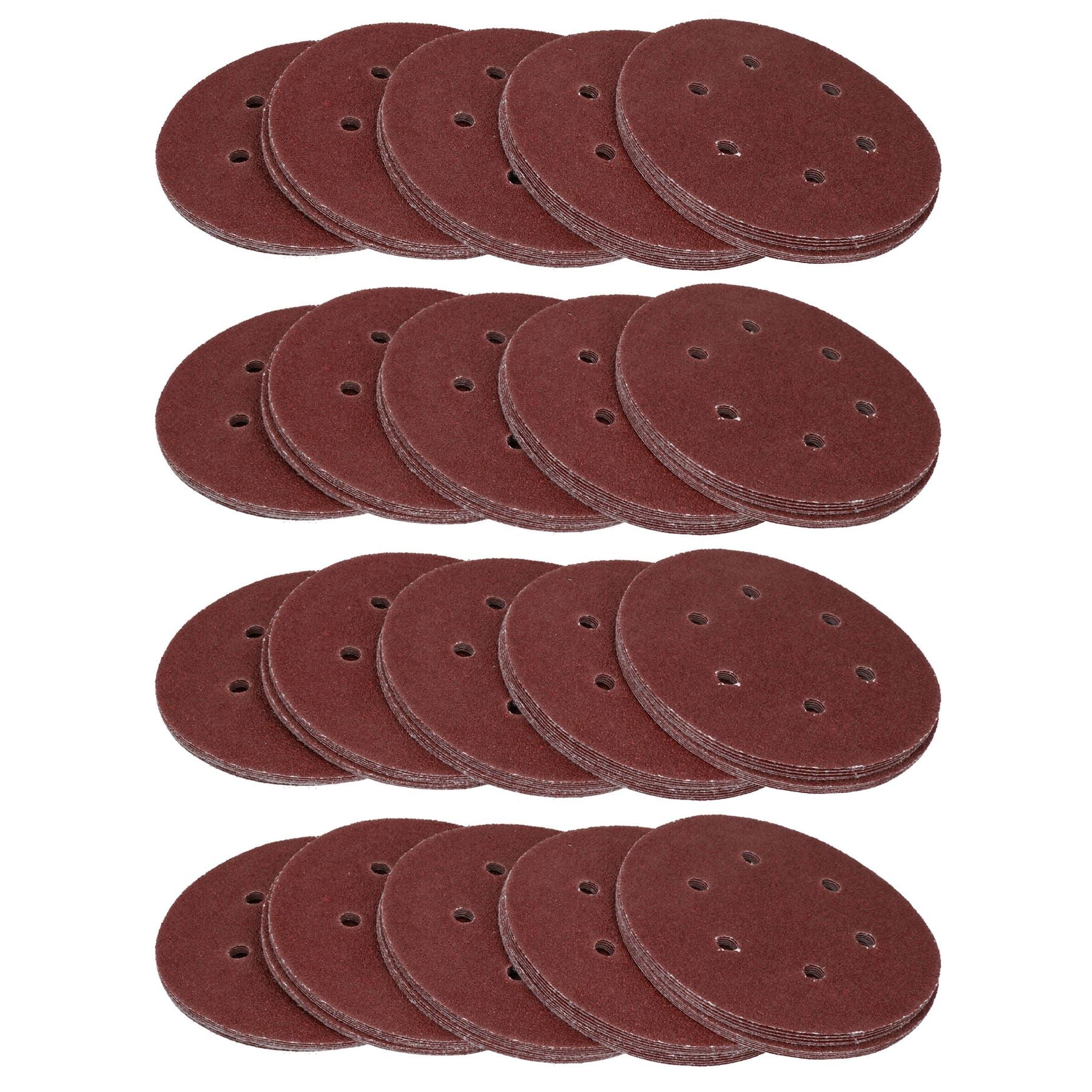 150mm Mixed Grit Hook And Loop Sanding Abrasive Discs Mixed Grit 40 – 240 Grits