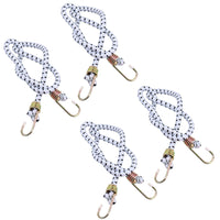 36” Heavy Duty Bungee Cords Fasteners Tie Downs Fastening Metal Hooks