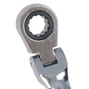 MM Metric Flexible Combination Ratchet Spanner Wrench Bi-Hex 12 Sided 72 Teeth
