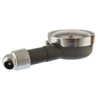 Tyre Pressure Gauge With Dial Push On Air Release 0 - 60 PSI 0 - 4.3 BAR Bergen