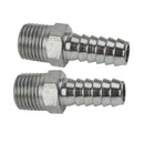 1/4" BSP Thread Fitting with Hose Tail for 3/16" 1/4" 5/16" 3/8" 1/2" Pipe Hose