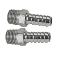 1/4" BSP Thread Fitting with Hose Tail for 3/16" 1/4" 5/16" 3/8" 1/2" Pipe Hose