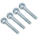M8 50mm Eye Bolt Single Bolt Zinc Plated Threaded Rings DIN444 Catenary Wire