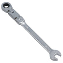 Metric Double Jointed Flexi Ratchet Combination Spanner Wrench 72 Teeth
