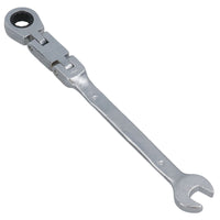 Metric Double Jointed Flexi Ratchet Combination Spanner Wrench 72 Teeth