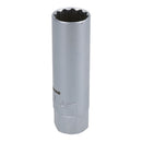 Metric Thin Walled Spark Plug Sockets 14mm 16mm + 18mm 12 Point Bi-hex 3pc
